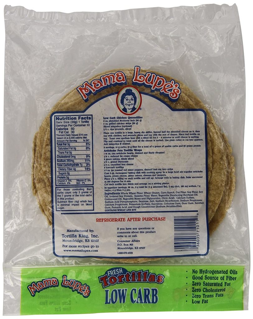 Mama Lupe’s Tortillas Sugarless Delite