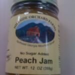 hillside orchard low carb, low calorie, sugar free peach jam