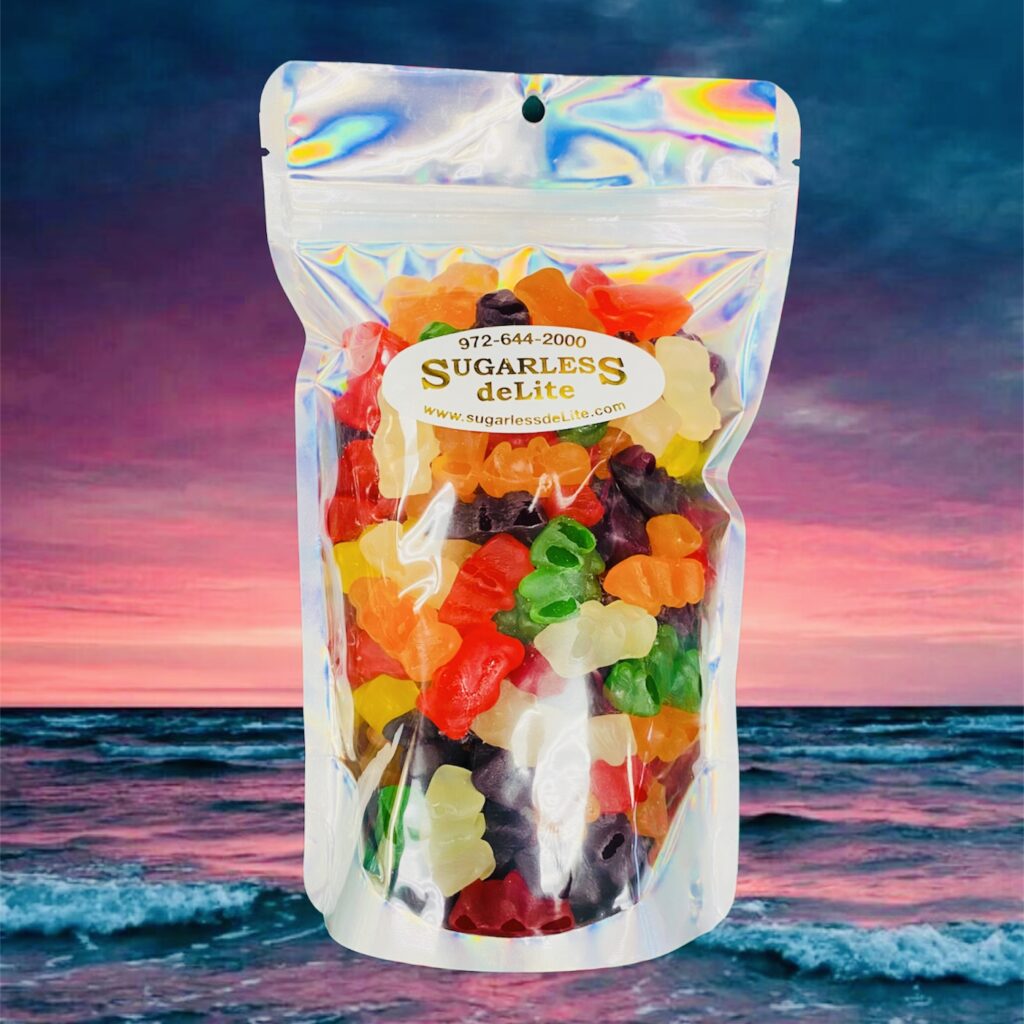 One Pound Bag Of SugarFree Gummy Bears Sugarless Delite