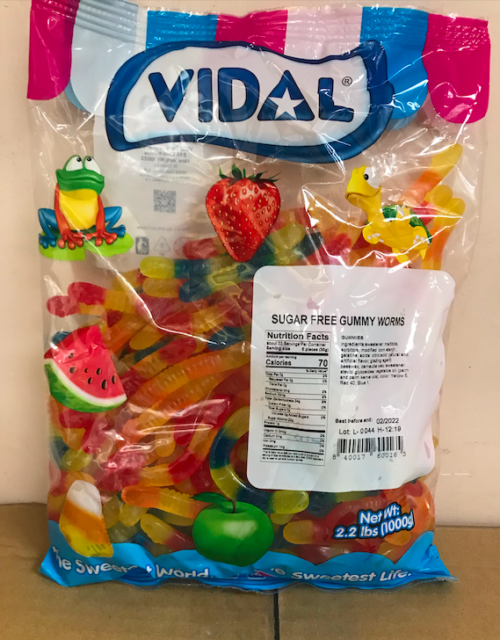 Sugar Free Gummy Worms (2.2lbs)