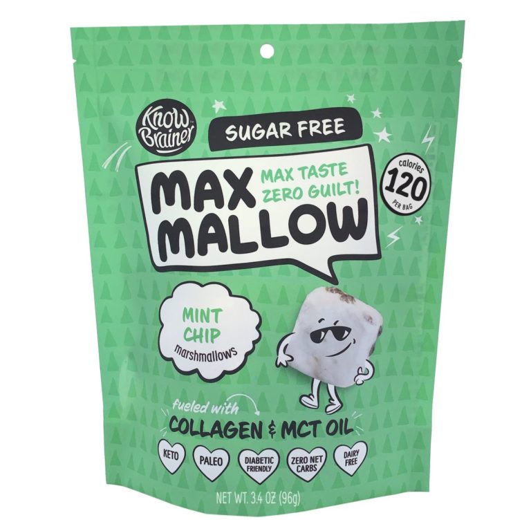Max Mallow Mint Chip Marshmallows Sugarless Delite