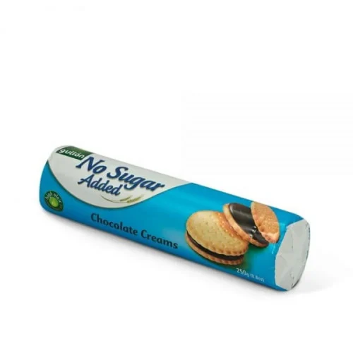 Gullon Sandwich Cookie Chocolate Cream NO Sugar Added
