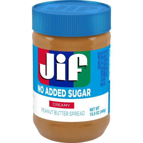 Creamy Jif No Sugar Added Peanut Butter