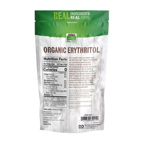 Organic Erythritol by Now Foods - Image 2