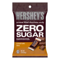 HERSHEY'S Zero Sugar Caramel Filled Chocolate Candies