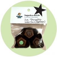 Gourmet Sugar Free Chocolate Mint, Dark, Espresso Truffles Single